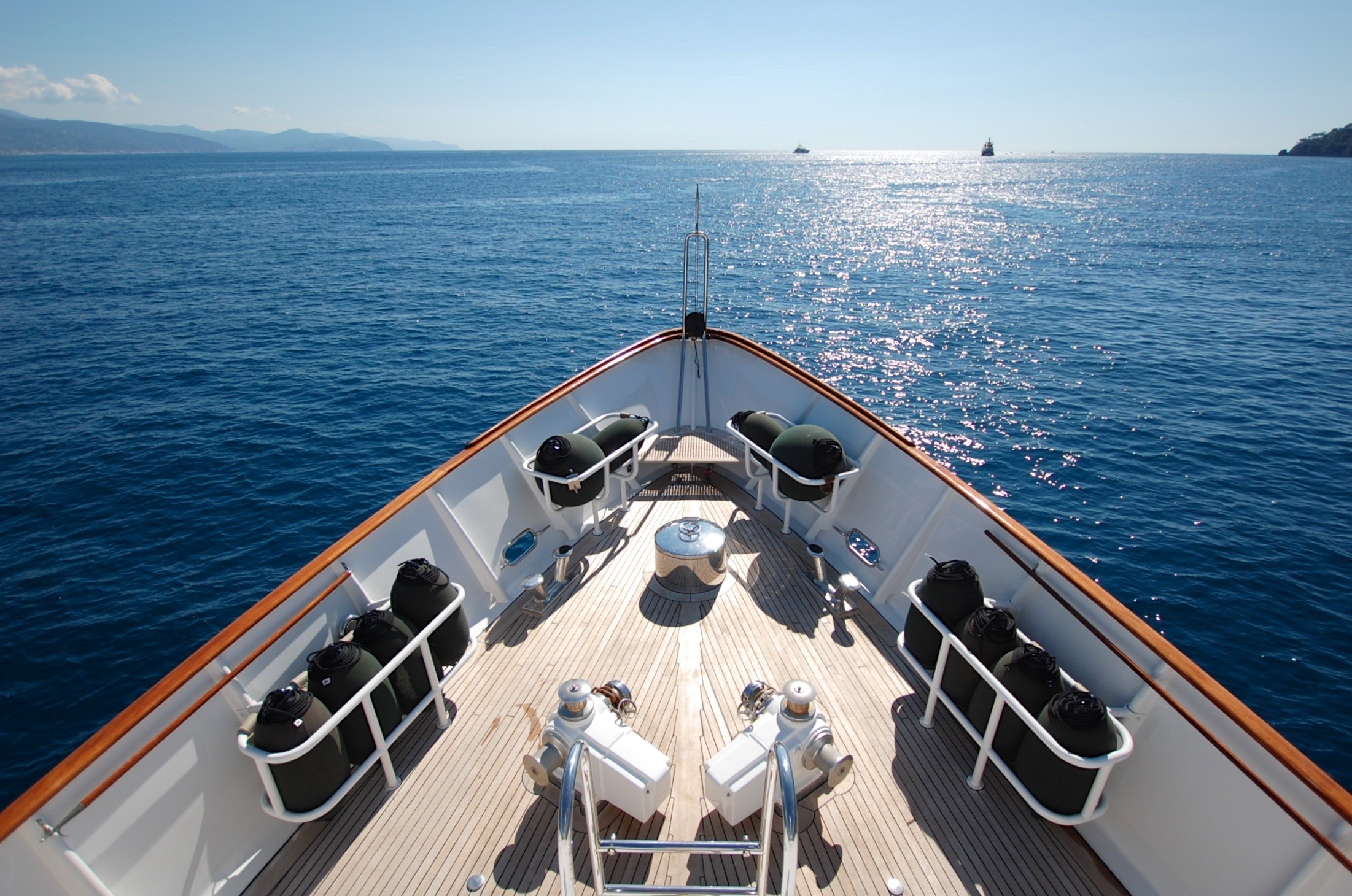 il canotto sugli yacht